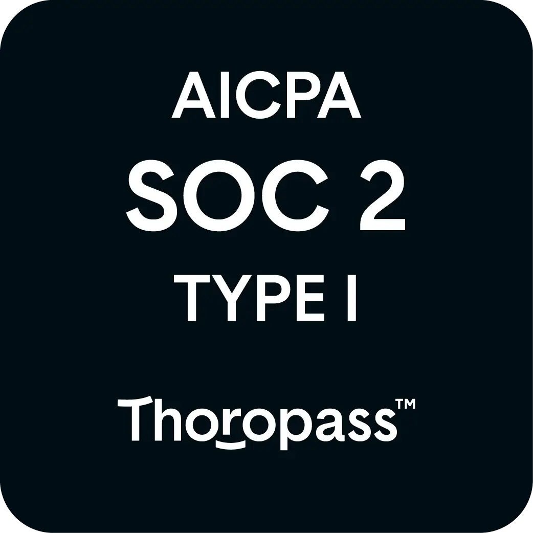 AICPA SOC 2 Type I. Thoropass